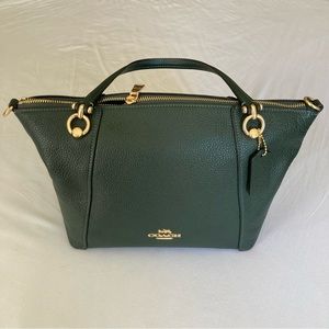 NWT Coach Kacey Satchel in Amazon Green